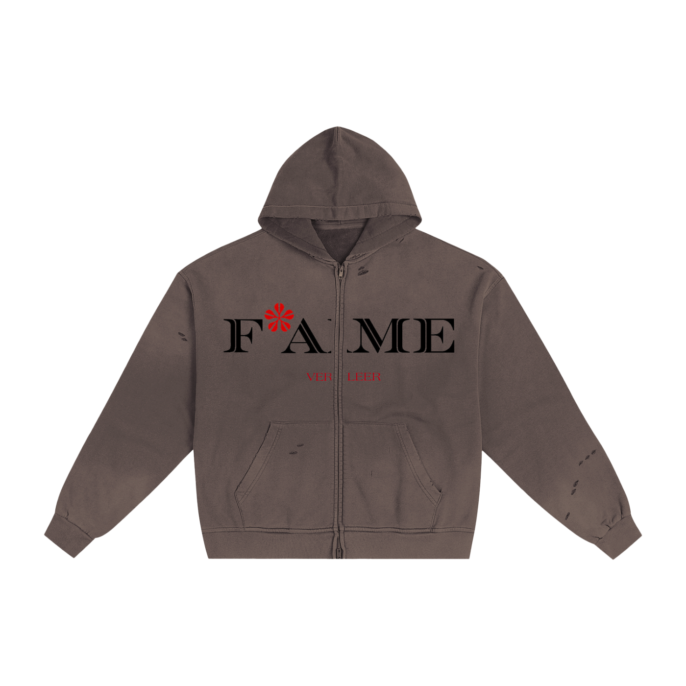 Verleer 'F*** Fame' Zip Hoodie