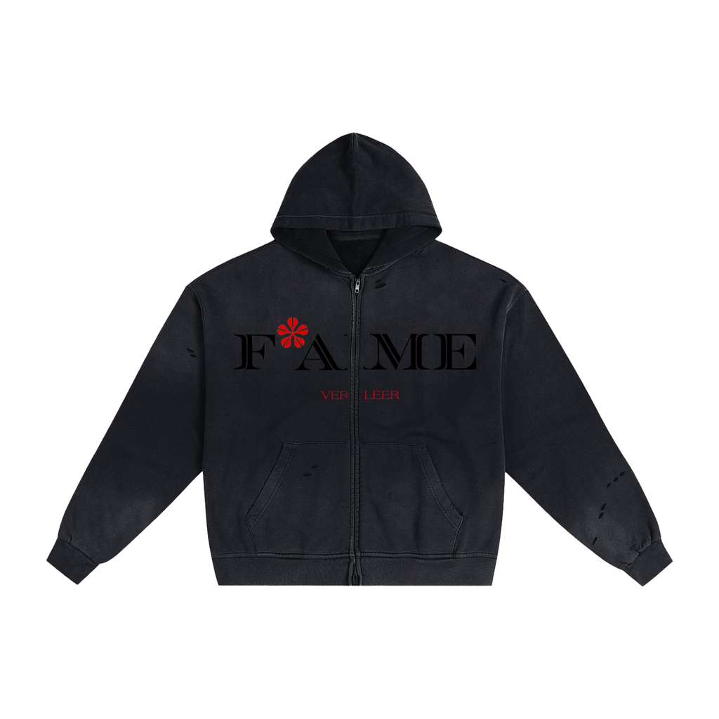 Verleer 'F*** Fame' Zip Hoodie