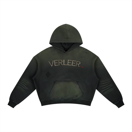 Verleer 'RhiShoot' Sunfade Boxy Fleece Hoodie
