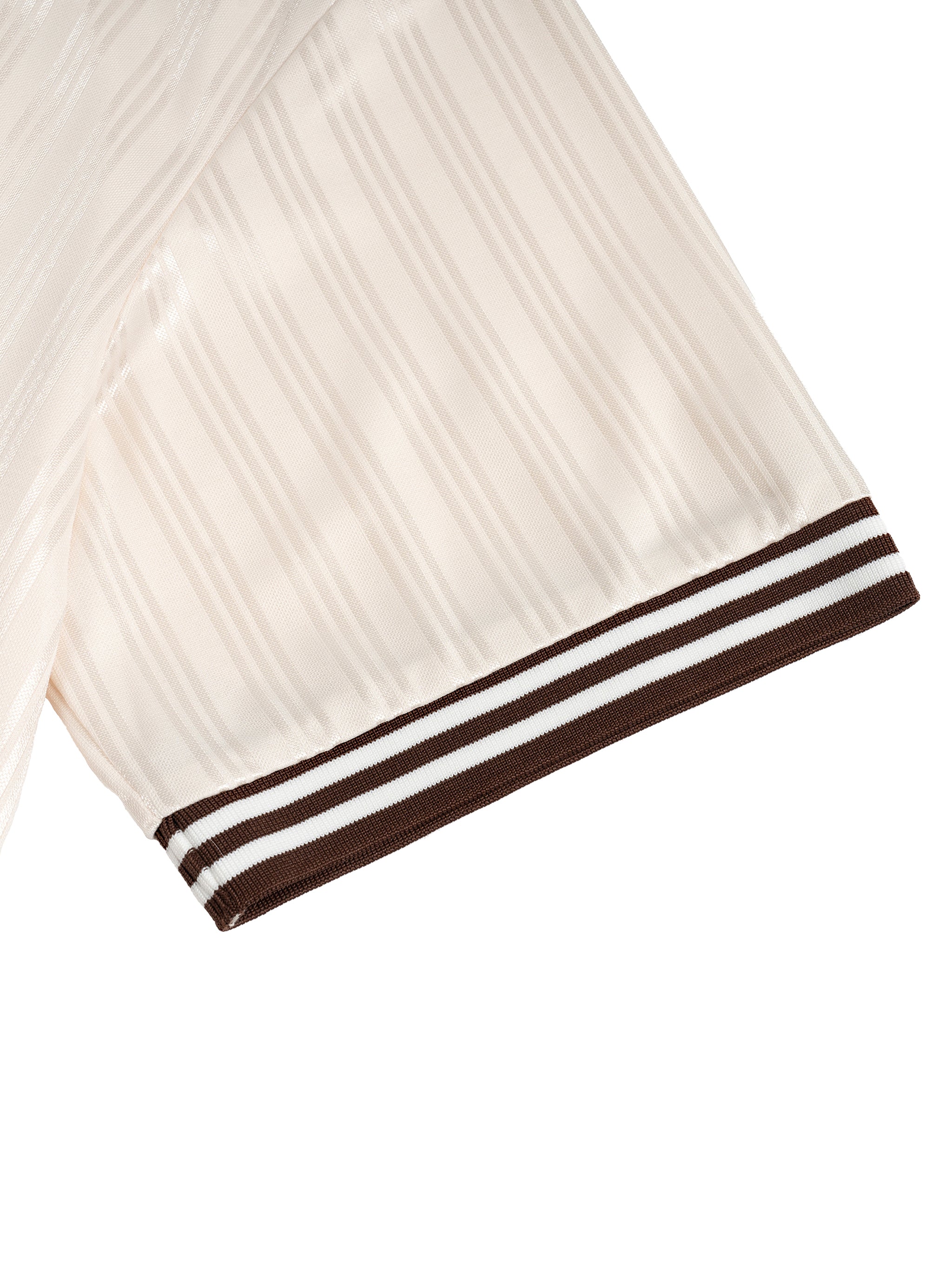 Verleer Contrast Striped Polo
